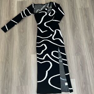 Micas Asymmetrical Sweater Dress